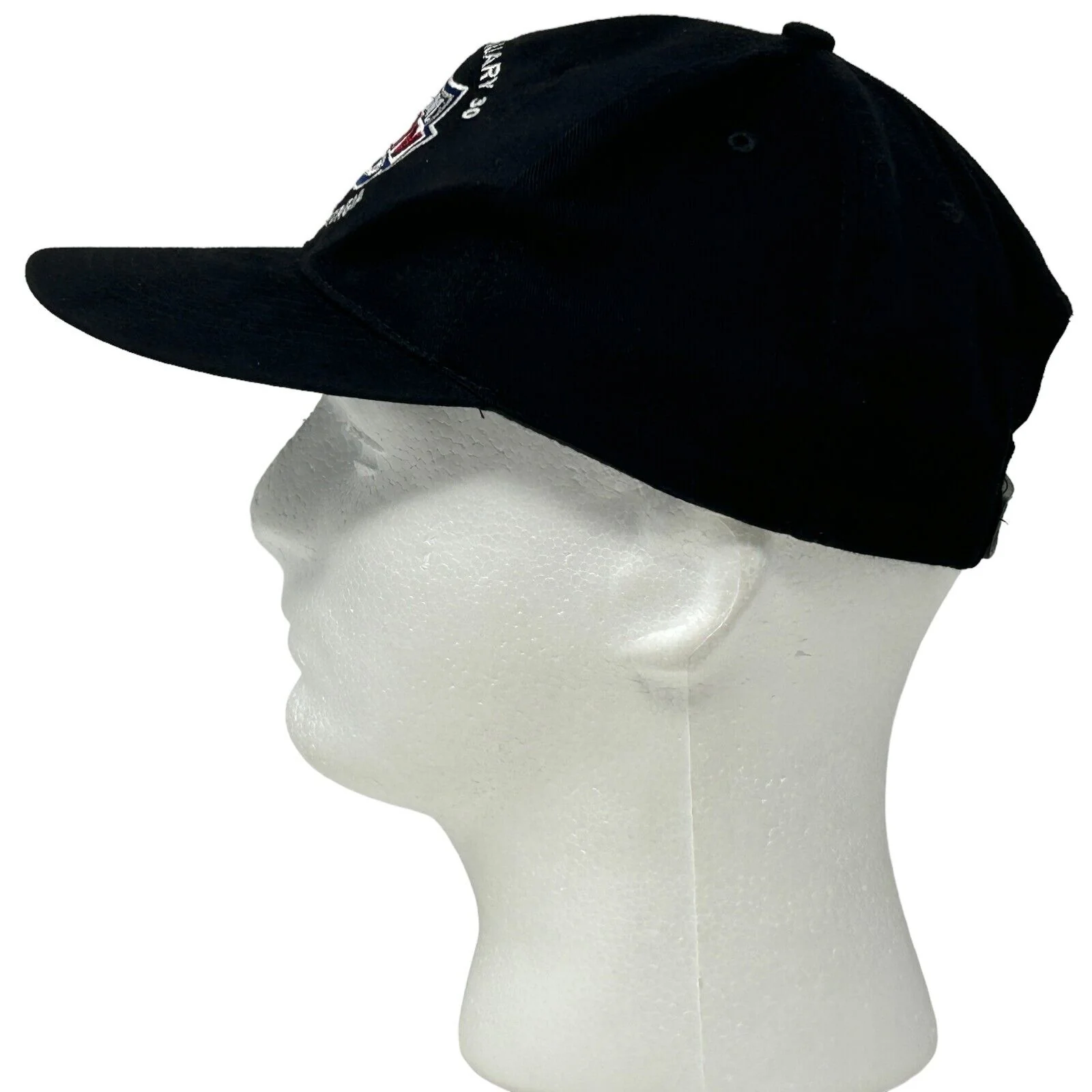 Vintage Y2Ks Super Bowl XXXIV Hat Baseball Cap Los Angeles Rams Black Snapback - Image 6