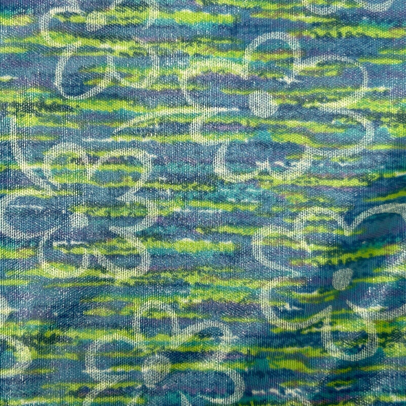 Vintage 90s 5-7-9 Cropped Rain Jacket Juniors Womens Medium Green Floral 579 USA - Image 4