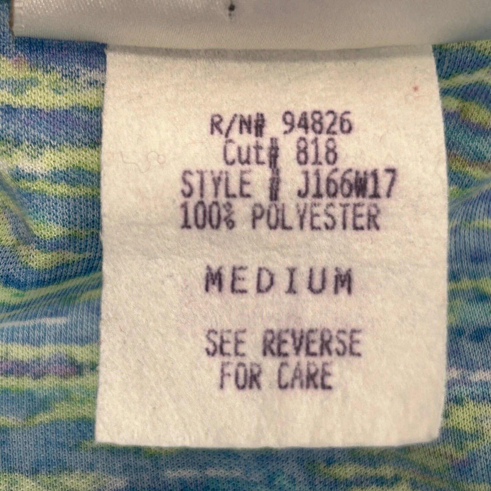 Vintage 90s 5-7-9 Cropped Rain Jacket Juniors Womens Medium Green Floral 579 USA - Image 7