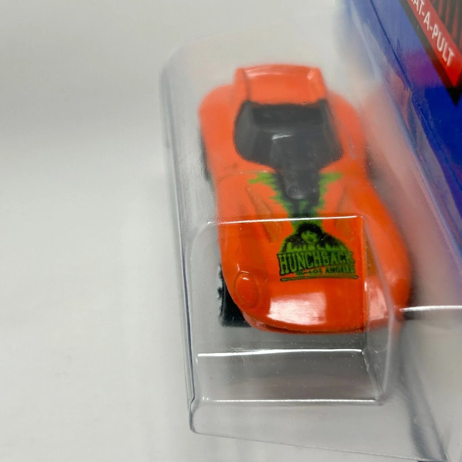 Cat-A-Pult Hot Wheels Diecast Car Orange Collectible Vehicle Vintage 90s 1999 - Image 4