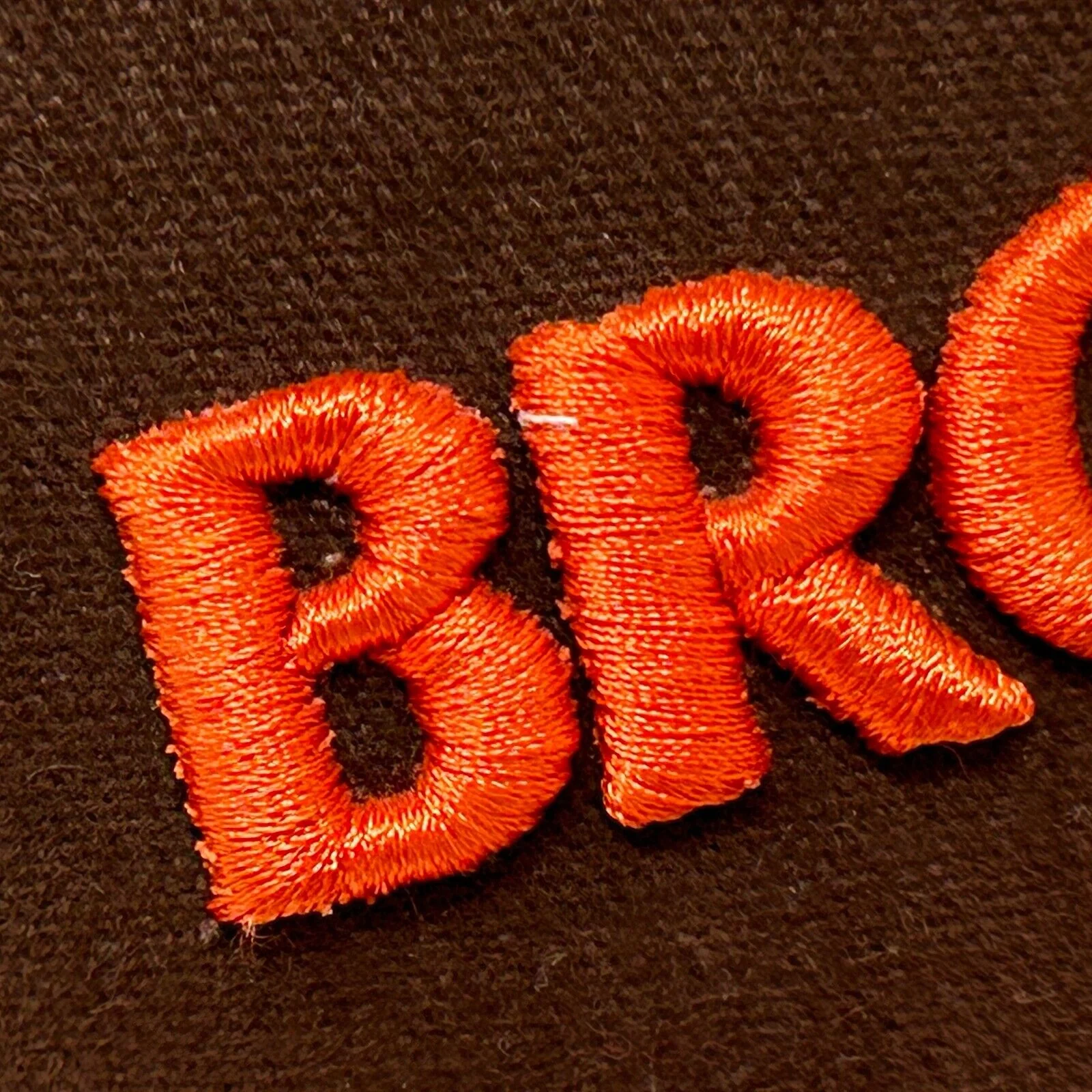 Vintage Y2Ks Cleveland Browns Hat Baseball Cap Brown NFL Football Strapback - Image 8