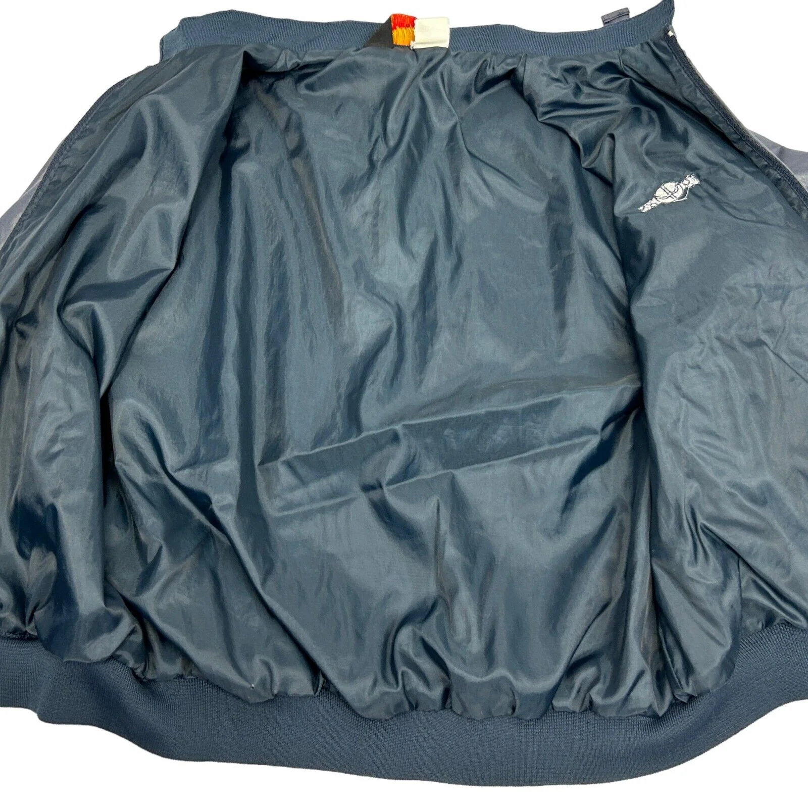 Vintage 80s Dunbrooke Cafe Racer Jacket 1988 Windbreaker Blue Mens XL X-Large - Image 5