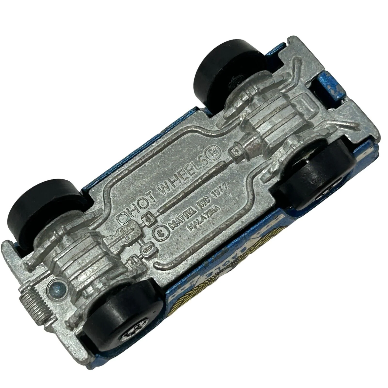 Eagle Bywayman Hot Wheels Diecast Car Pickup Truck Chevy Silverado Blue Vintage - Image 7