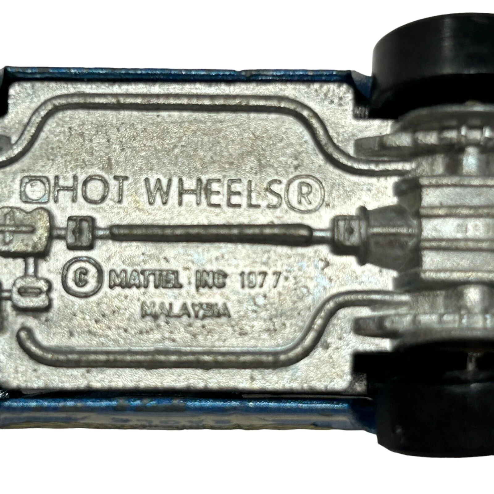 Eagle Bywayman Hot Wheels Diecast Car Pickup Truck Chevy Silverado Blue Vintage - Image 8