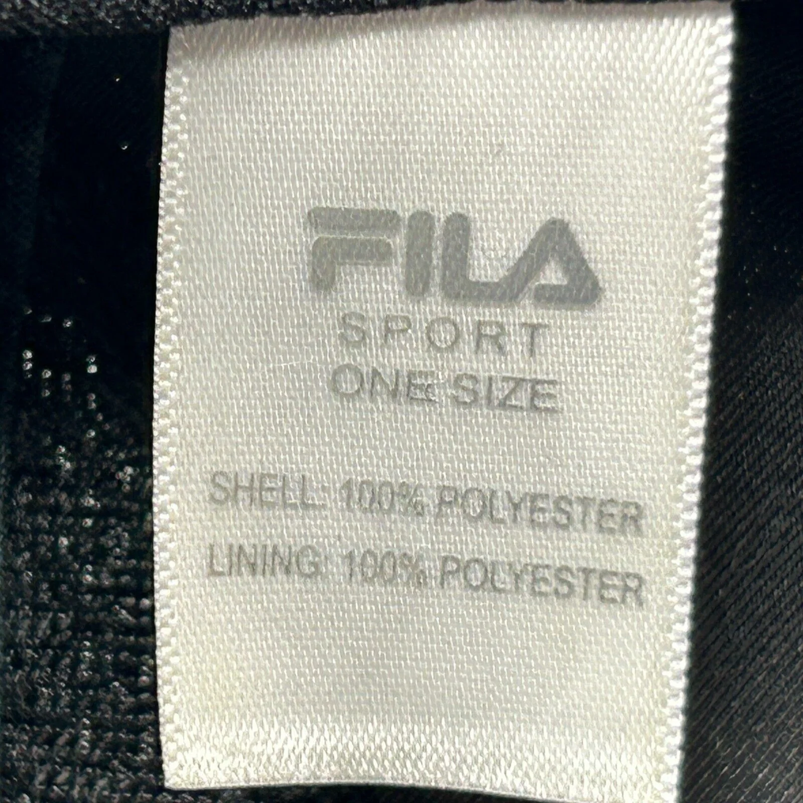 Fila Sport Floral Dad Hat Cap Unisex Womens Black Strapback Flowers Hawaiian - Image 9