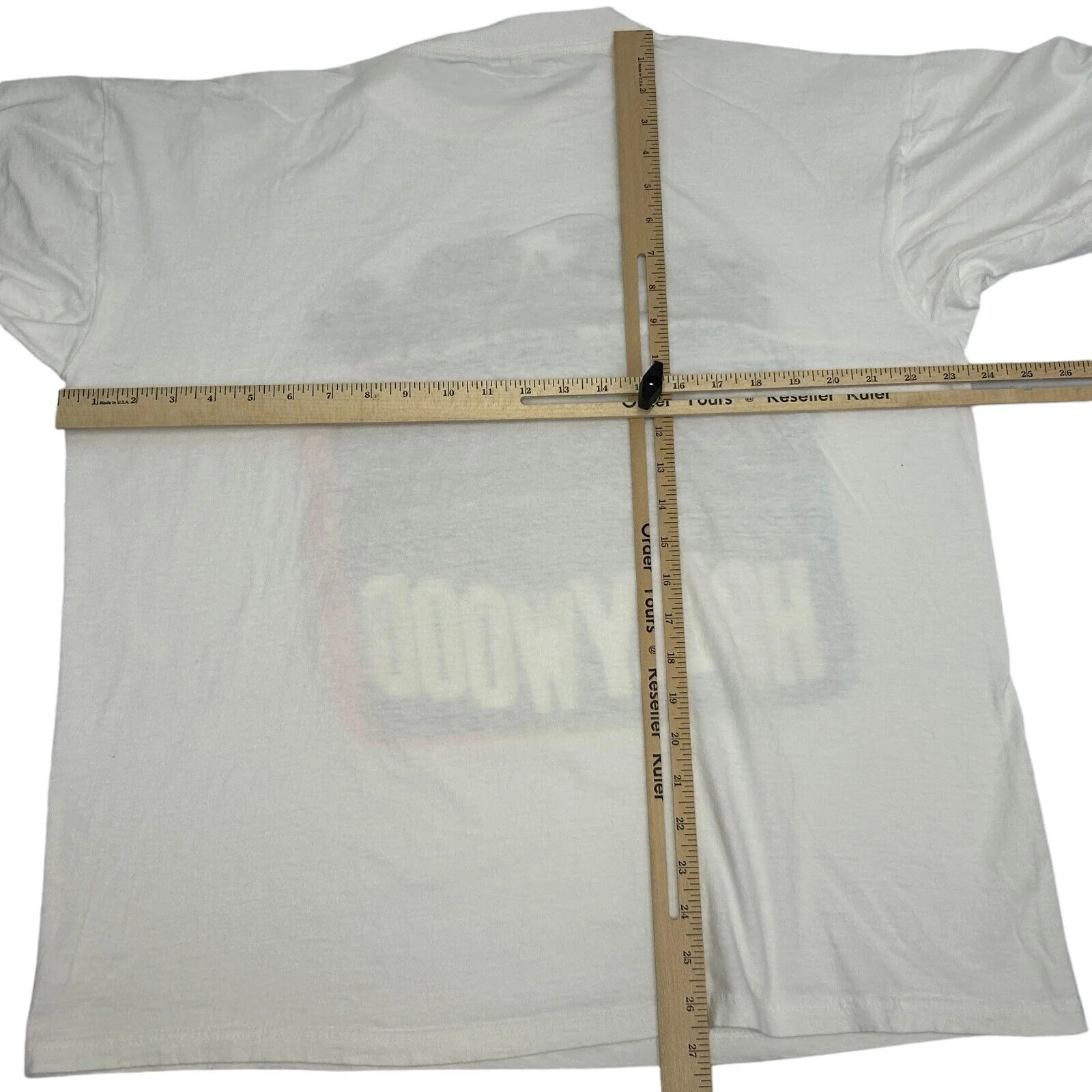 Vintage 90s Hollywood California T Shirt Tourist Films Movies White XL X-Large - Image 6