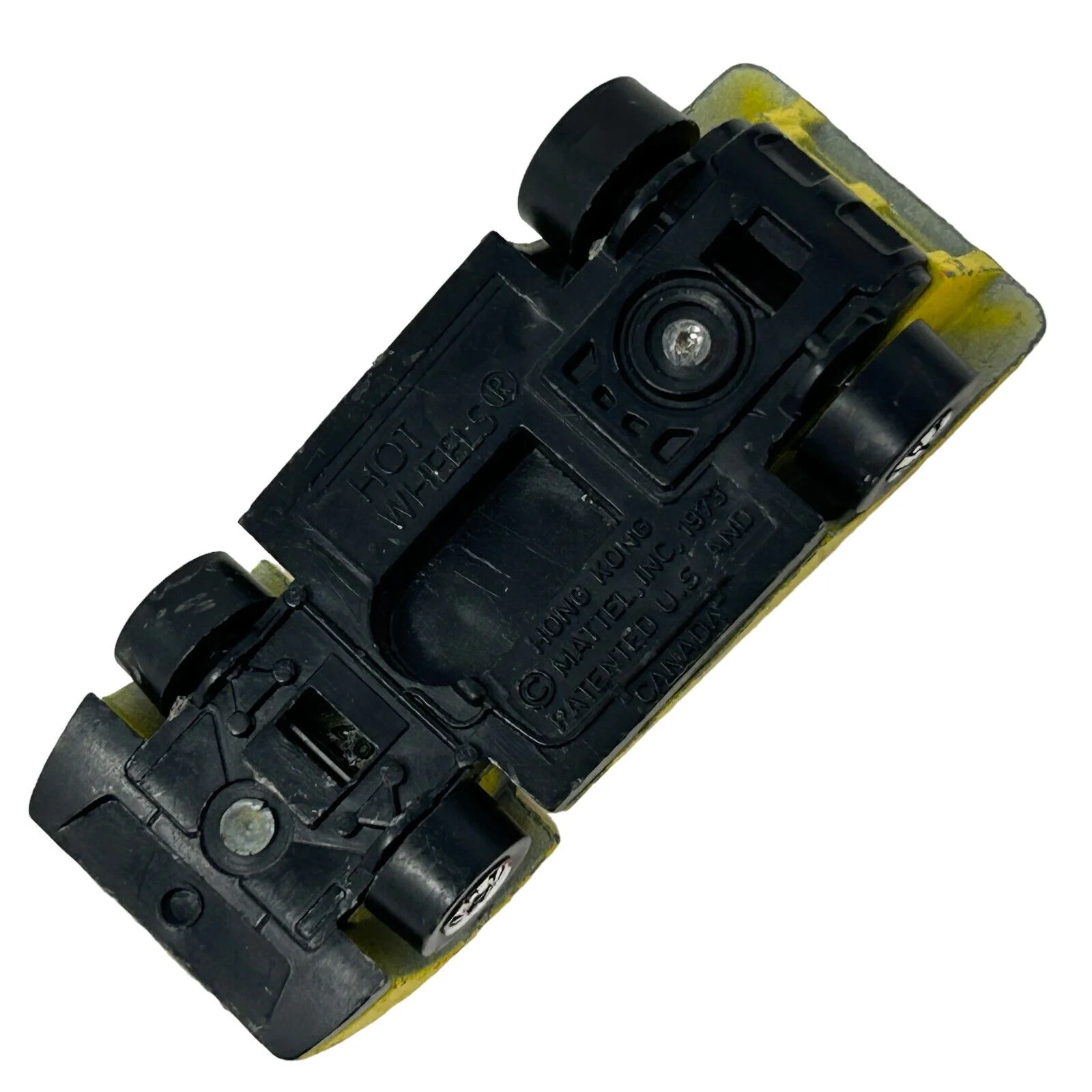 Hot Wheels Steam Roller Diecast Race Car Yellow Toy Vehicle Vintage 1978 HK - Image 7