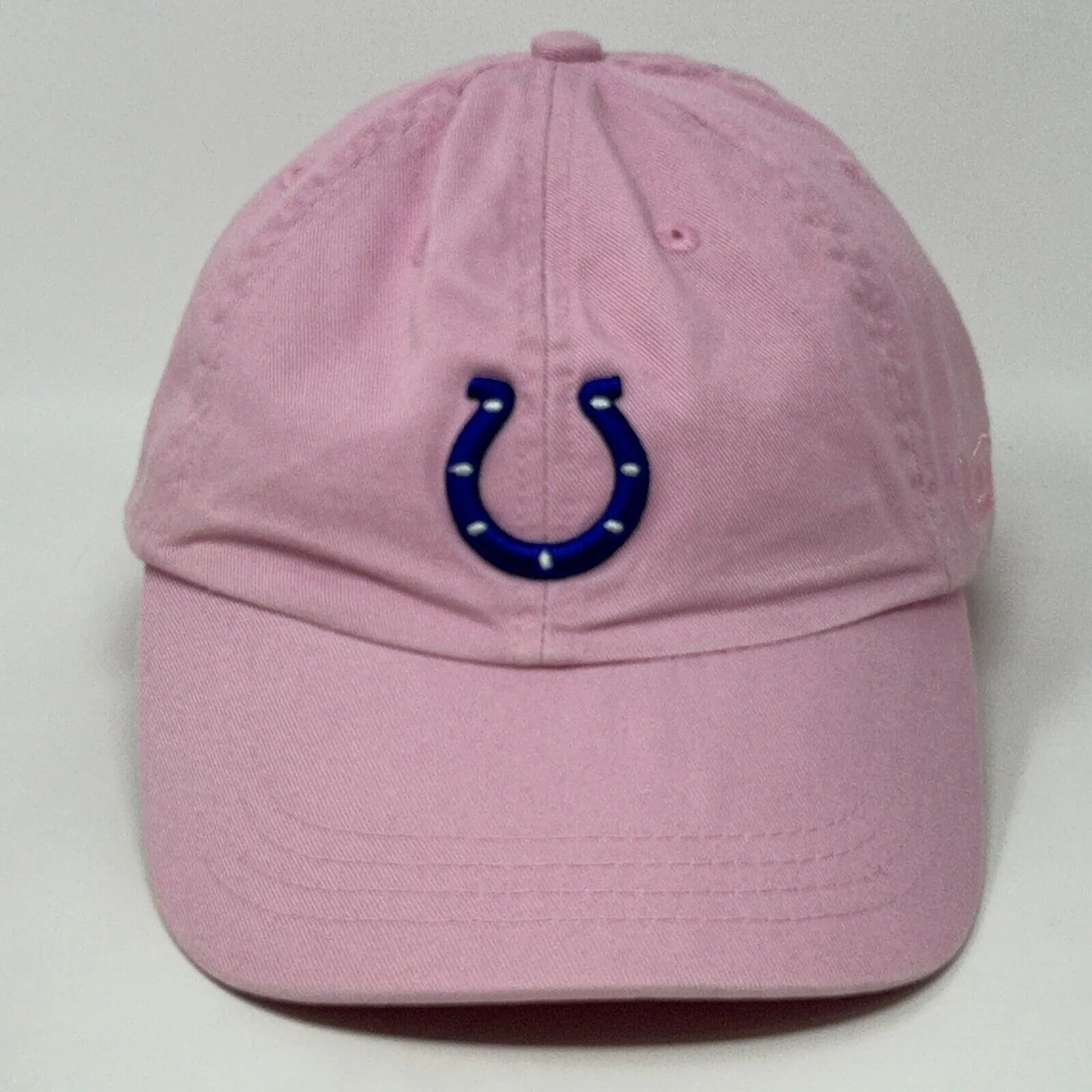 Indianapolis Colts Womens Dad Hat Cap Pink Strapback Reebok Football 6 Panel - Image 10