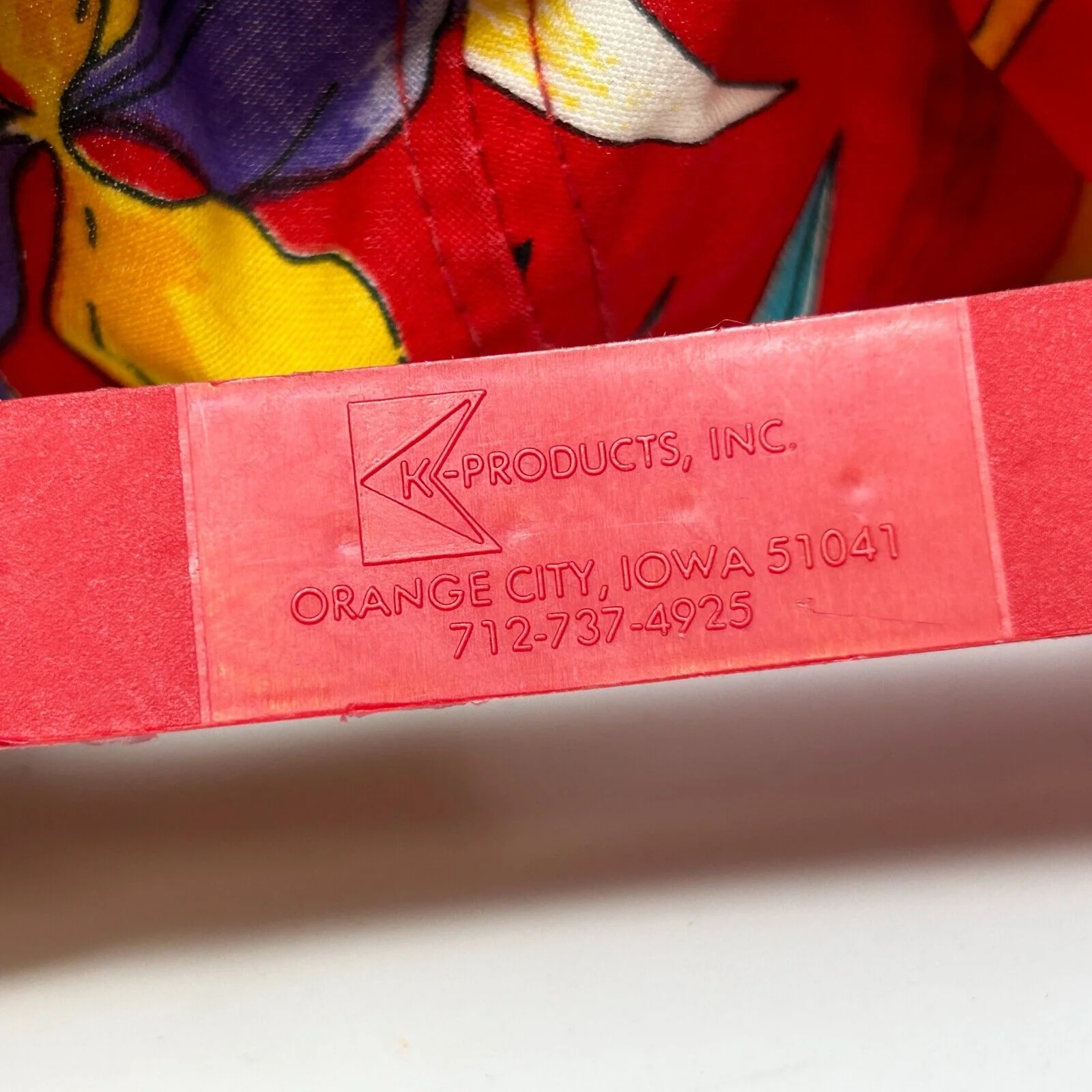 Vintage 90s Jose Cuervo Tequila Hat Baseball Cap Floral K-Products Red Snapback - Image 7