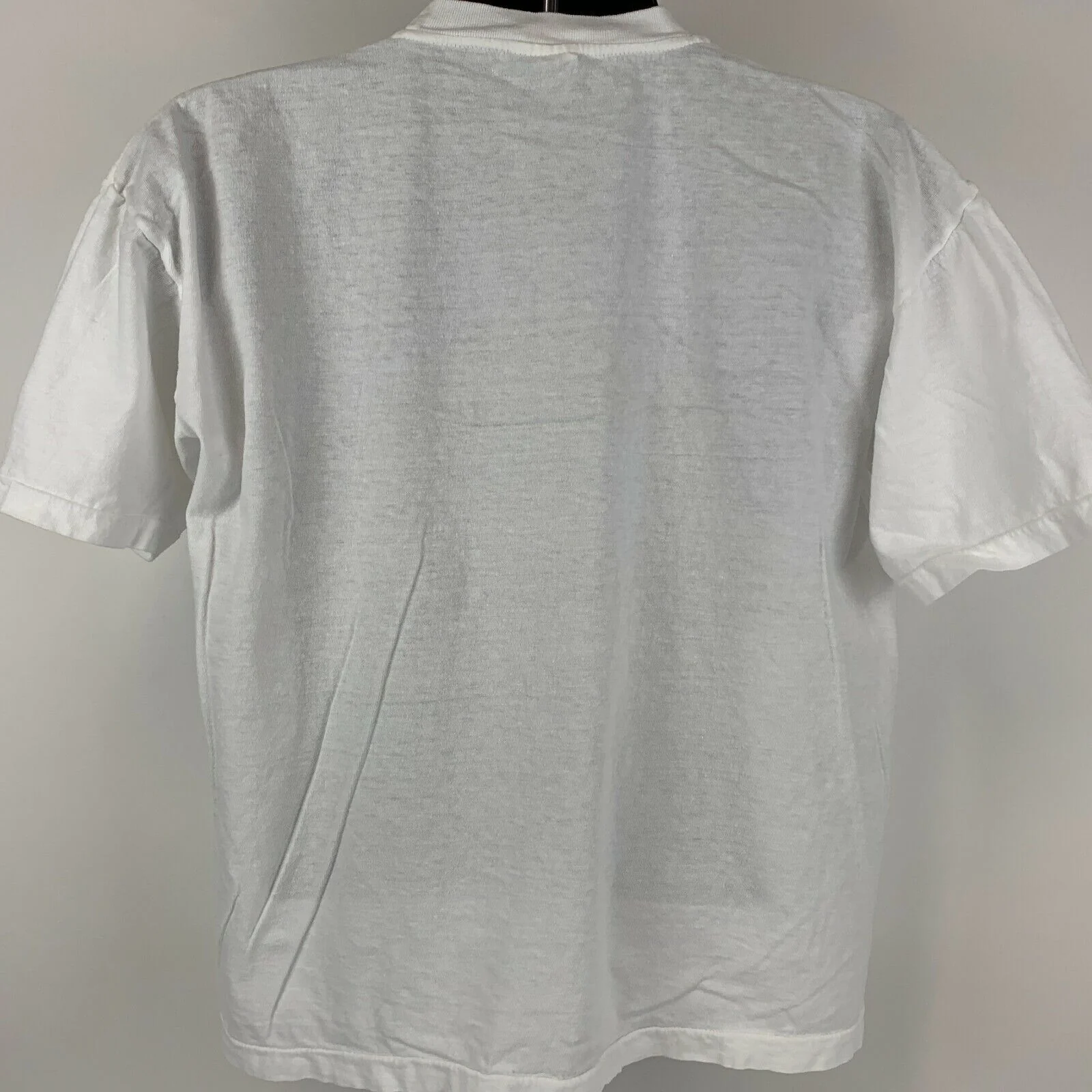 Vintage 80s Make Waves For Clean Water Hawaii T Shirt White Sailing Mens L Large - Image 3