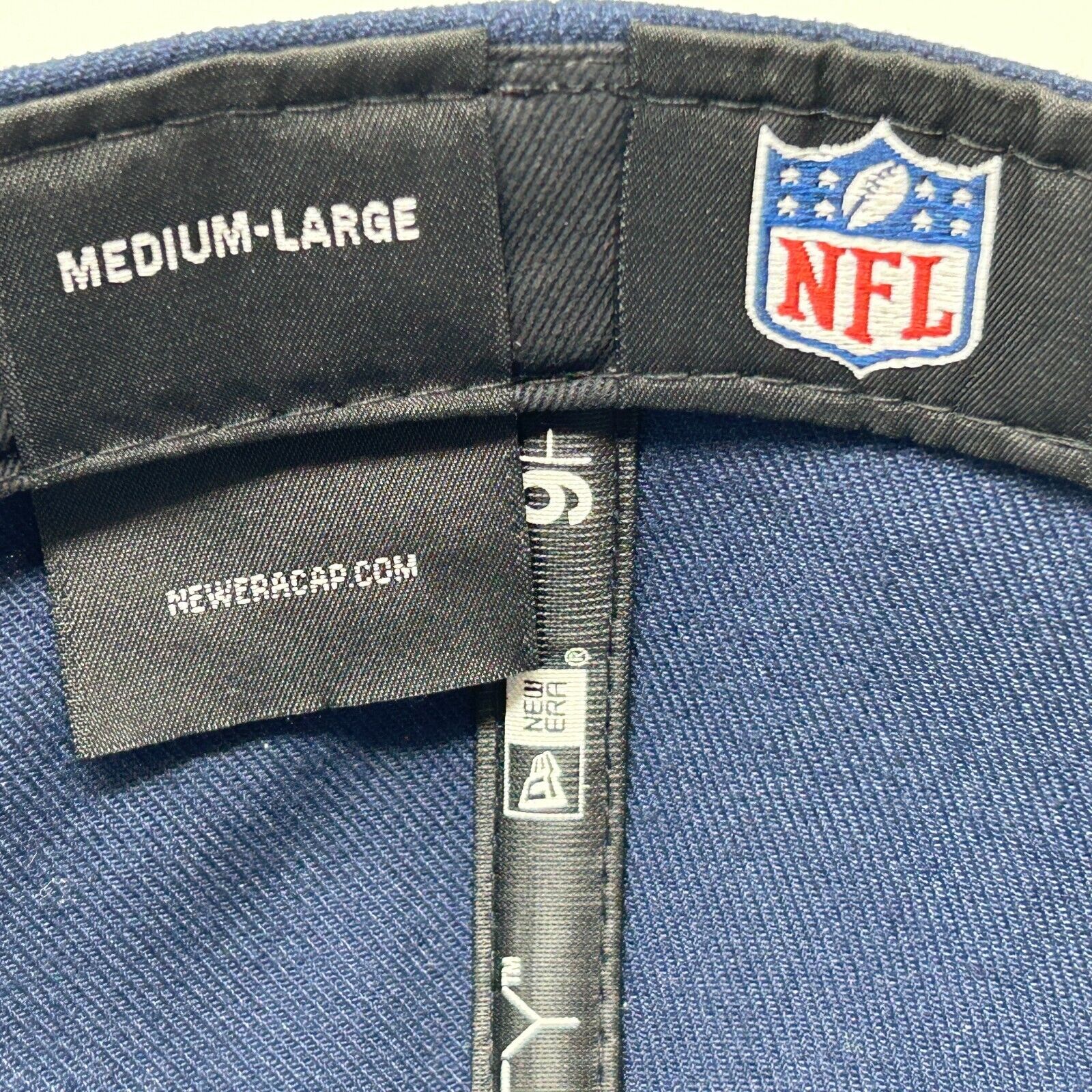 Vintage Y2Ks New England Patriots 3x Champions Hat Baseball Cap Blue New Era NFL - Image 10