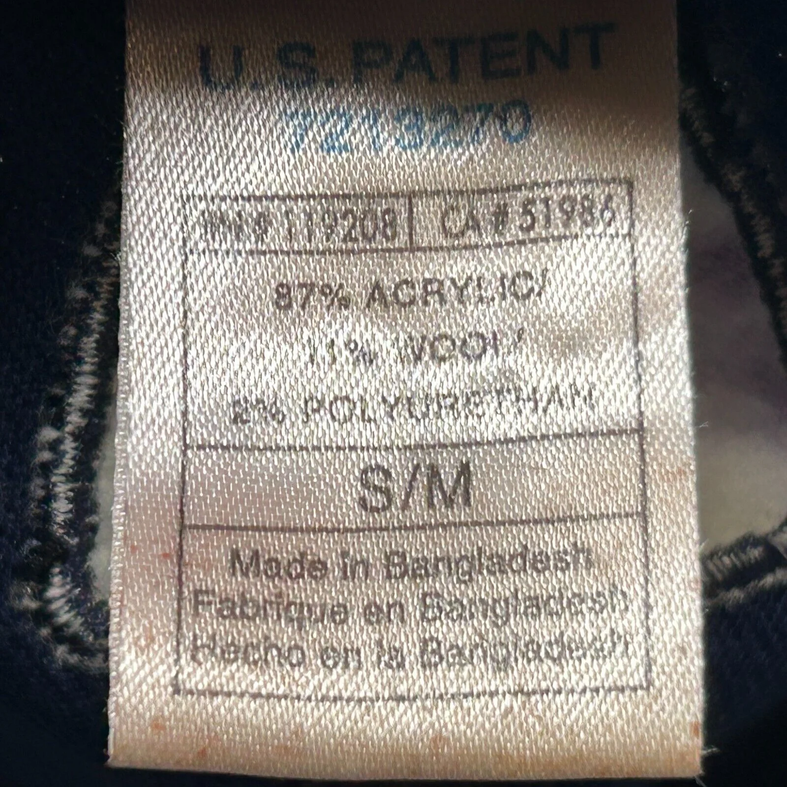 New England Patriots Hat Baseball Cap Blue Reebok NFL Wool Blend Flex Fitted S-M - Image 10