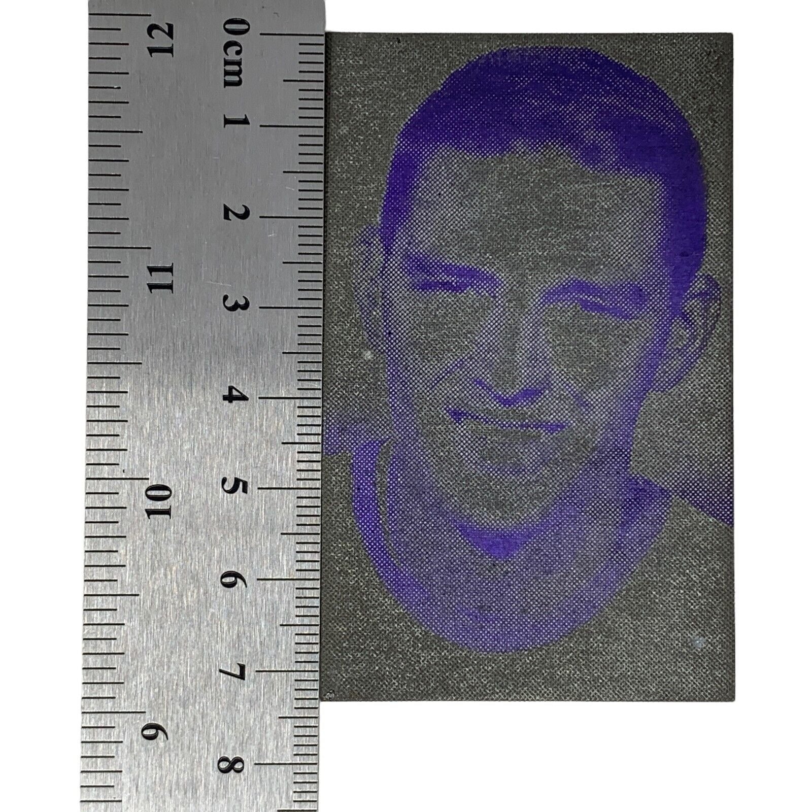 NFL Lee Grosscup Newspaper Metal Printing Plate Vintage 1959 Rookie Football - Image 3