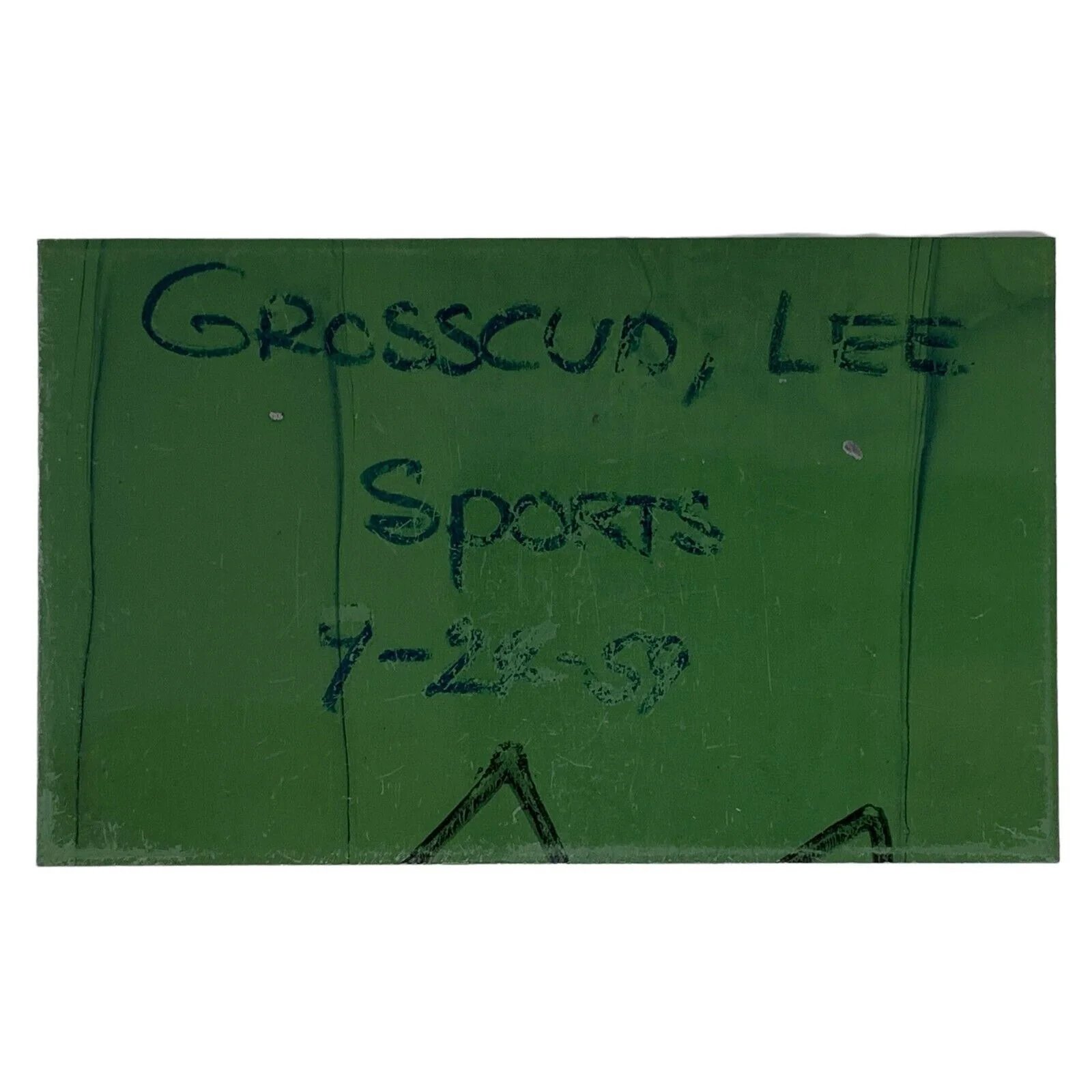 NFL Lee Grosscup Newspaper Metal Printing Plate Vintage 1959 Rookie Football - Image 4