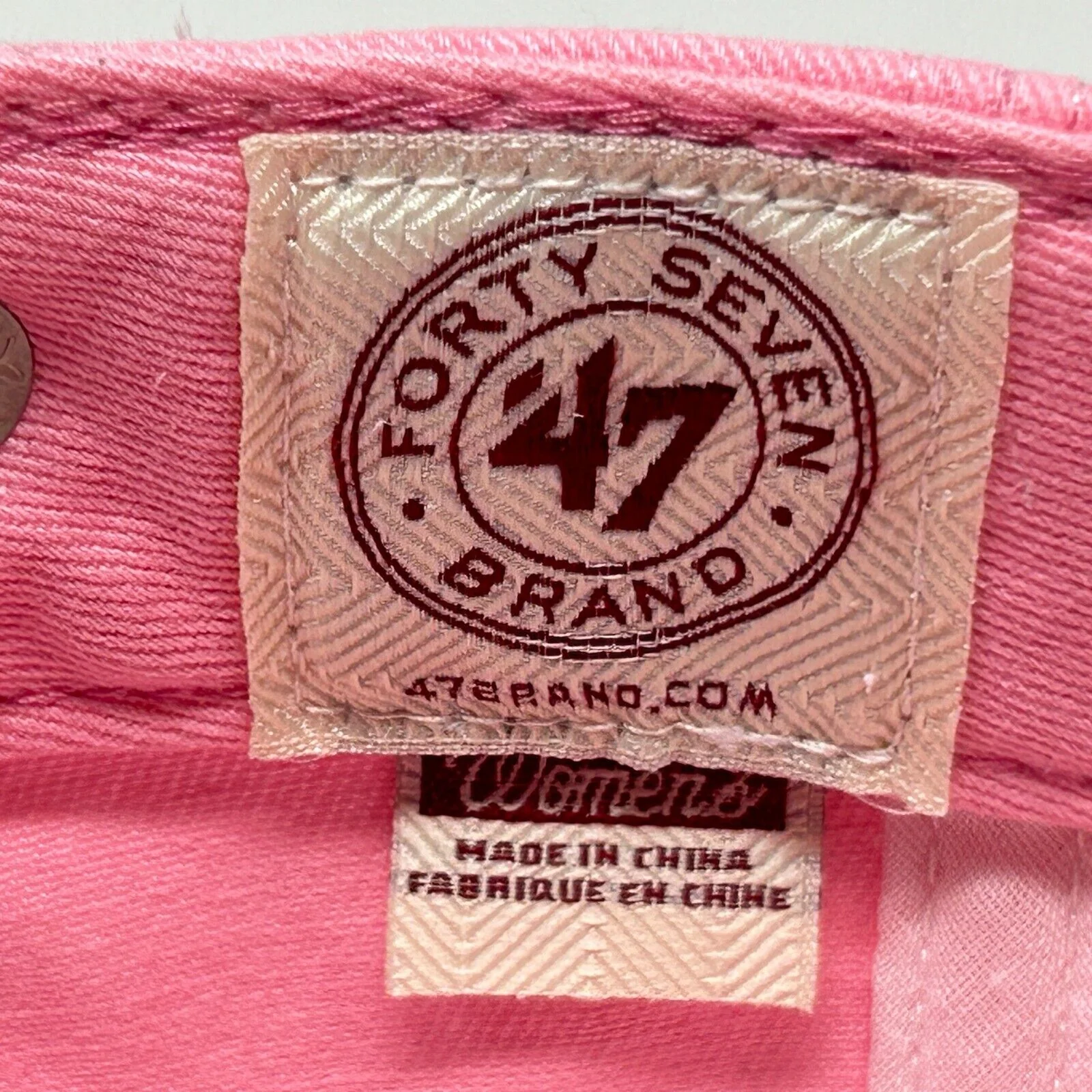 Pittsburgh Penguins Sequin Womens Hat Cap Pink NHL 47 Brand Strapback Ice Hockey - Image 9