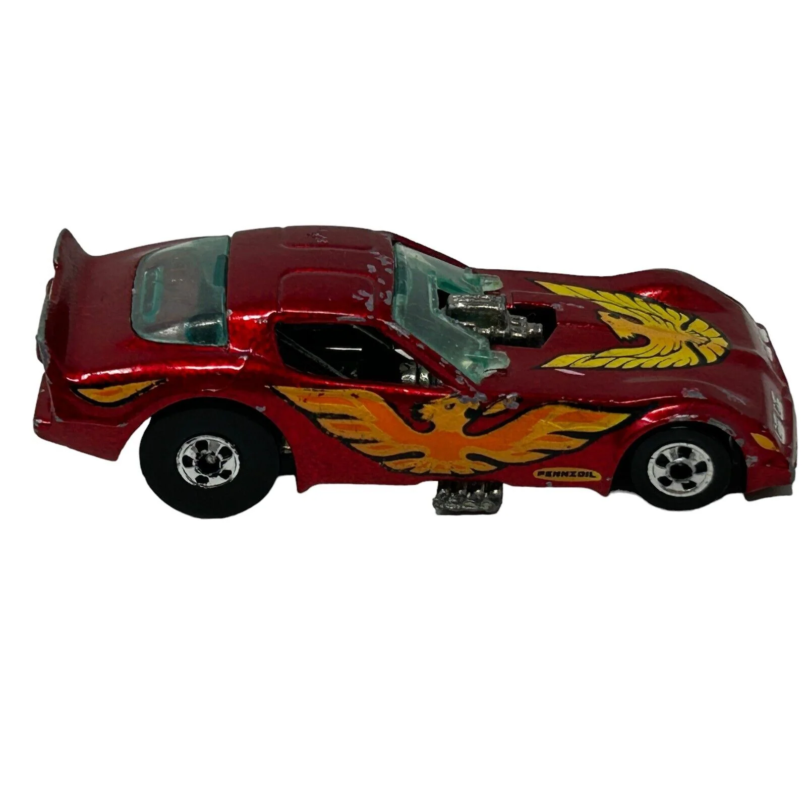 Pontiac Firebird Hot Wheels Funny Car Diecast Car Trans Am Red Vintage Vehicle - Image 6