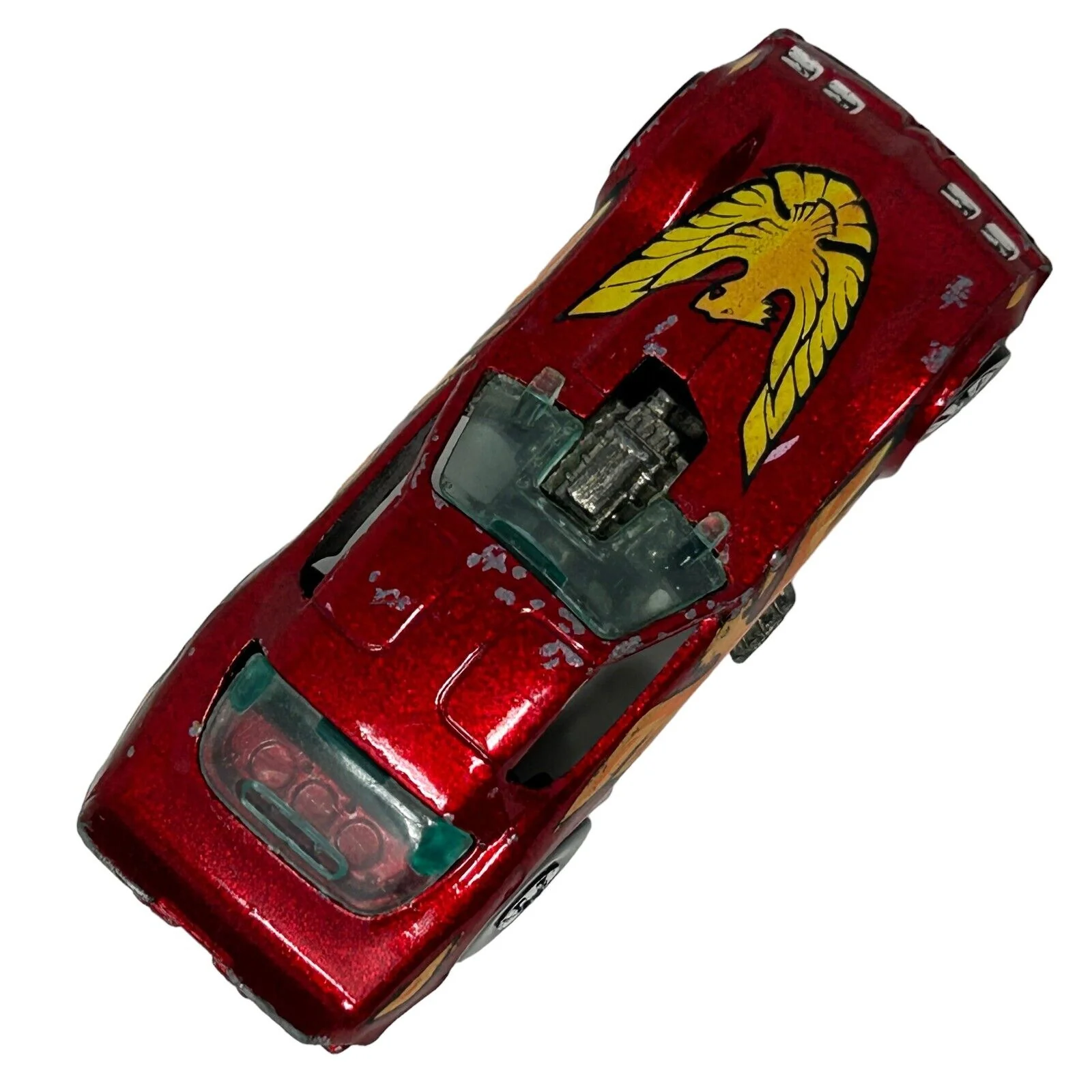 Pontiac Firebird Hot Wheels Funny Car Diecast Car Trans Am Red Vintage Vehicle - Image 7