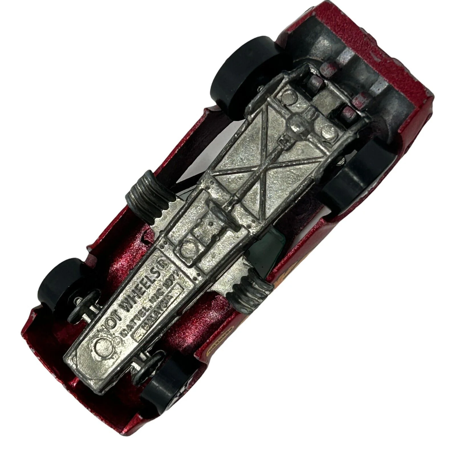 Pontiac Firebird Hot Wheels Funny Car Diecast Car Trans Am Red Vintage Vehicle - Image 8