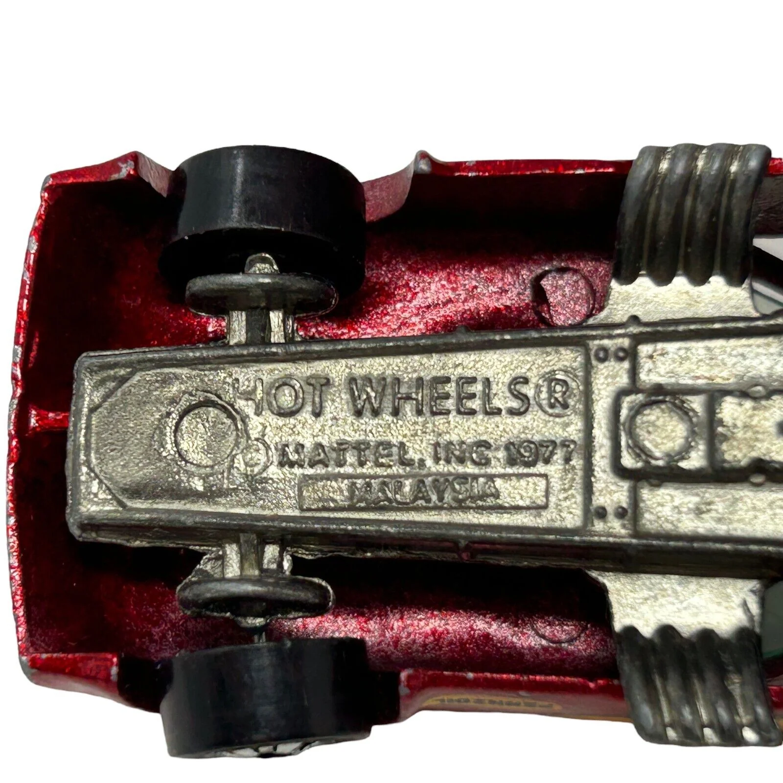 Pontiac Firebird Hot Wheels Funny Car Diecast Car Trans Am Red Vintage Vehicle - Image 9