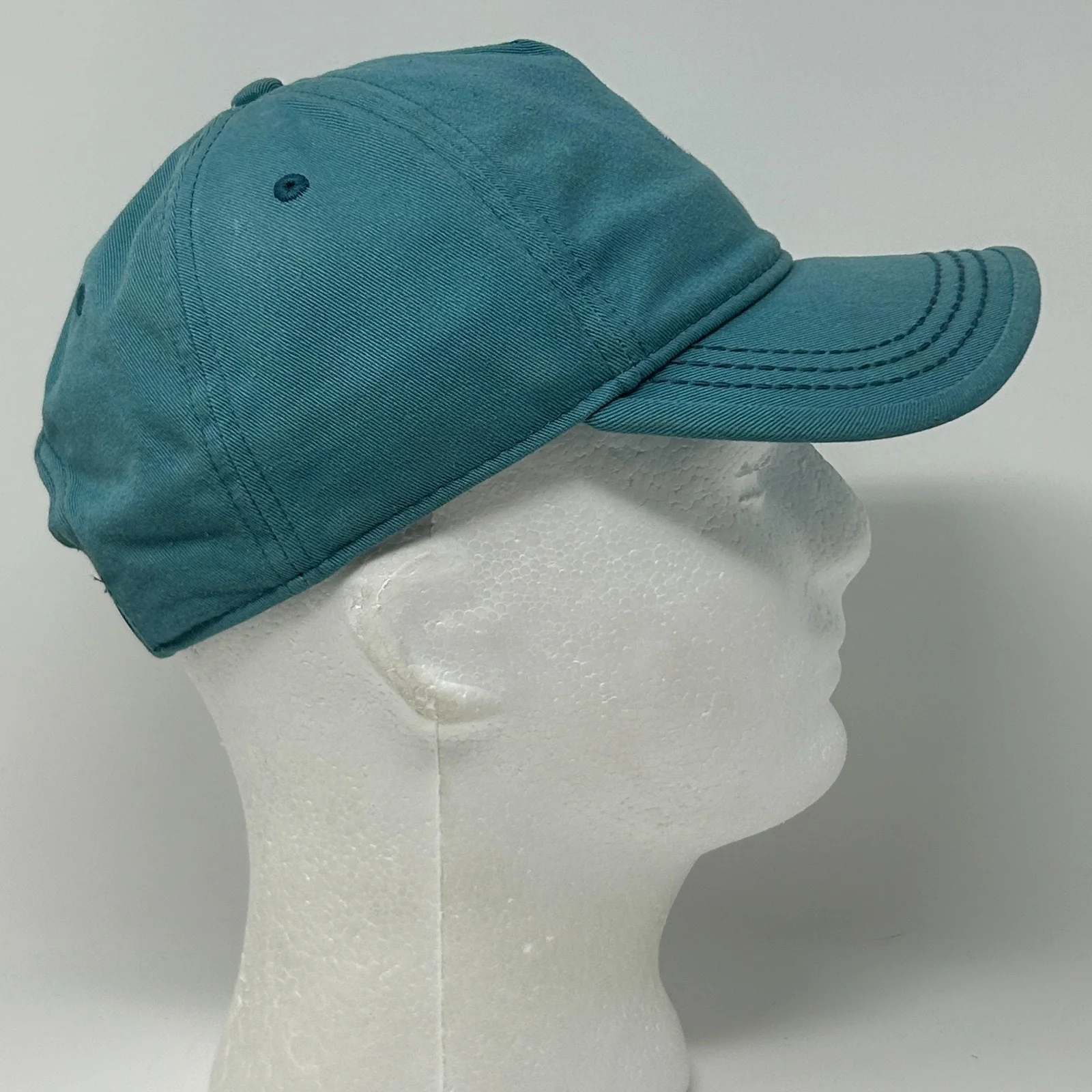 ROXY Womens Hat Baseball Cap Palm Tree Surfer Surfing Snowboarding Snapback Blue - Image 9