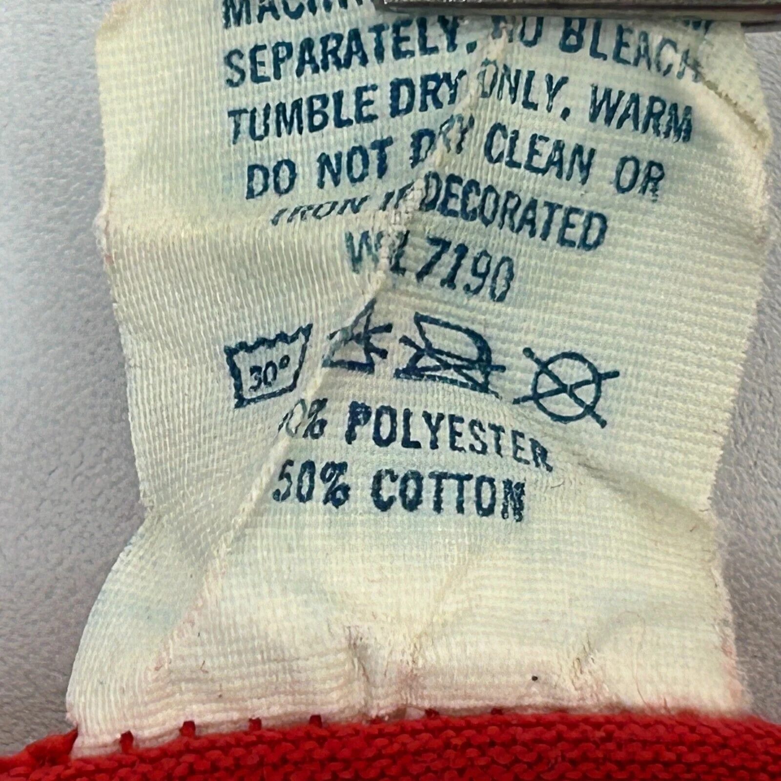 Vintage 80s Sportsman Cycle Sales T Shirt Dirt Bike Las Vegas Red Mens M Medium - Image 6