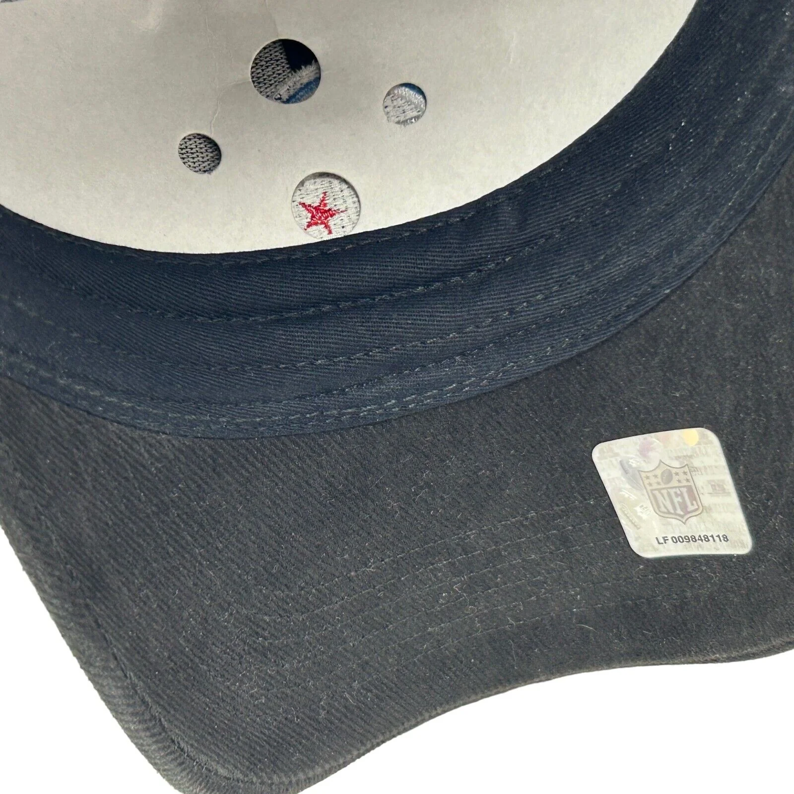 Tennessee Titans Hat Baseball Cap Reebok NFL Football 6 Panel Strapback Black - Image 5