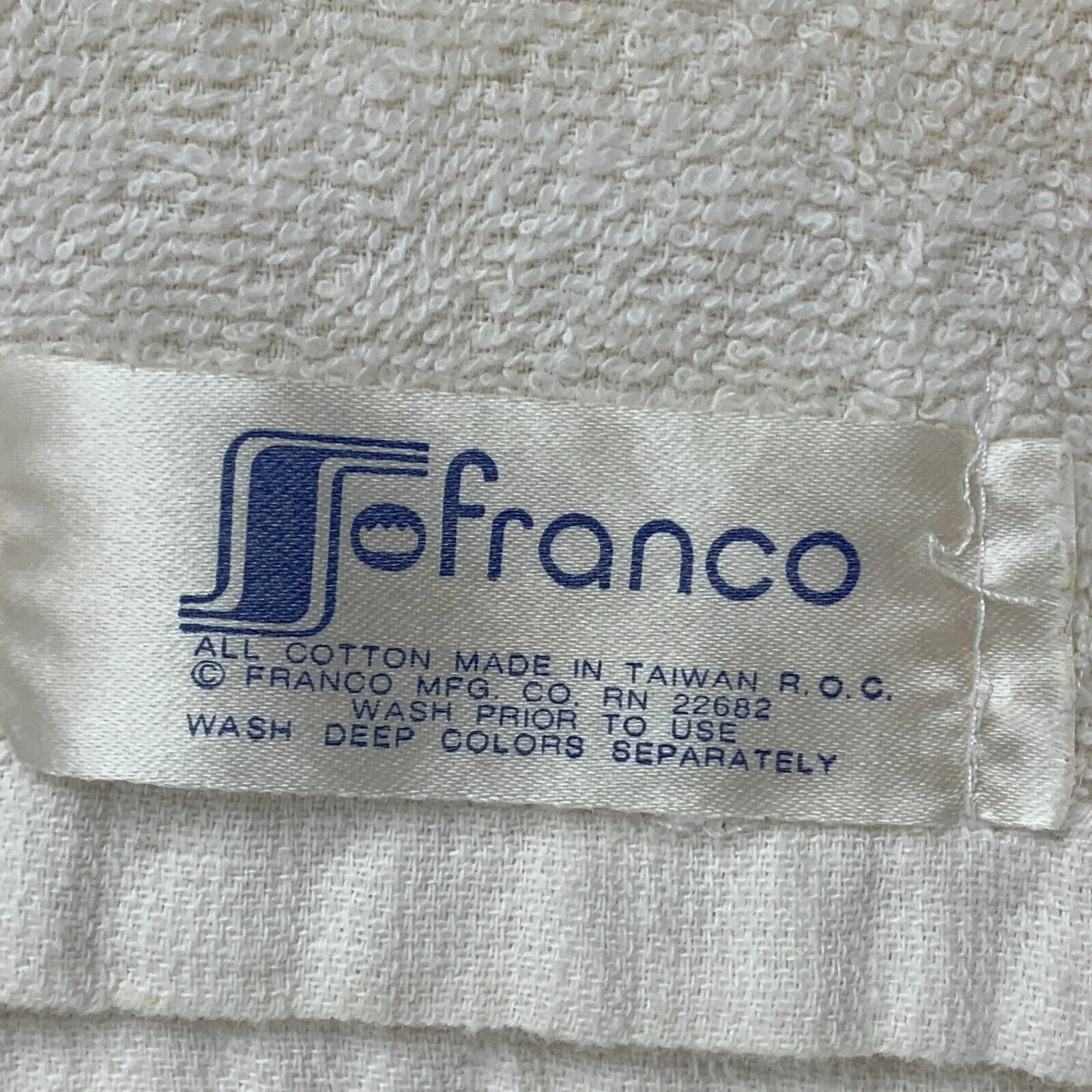 Vintage 80s 90s Mickey Mouse Beach Towel Walt Disney Disneyland Franco - Image 8